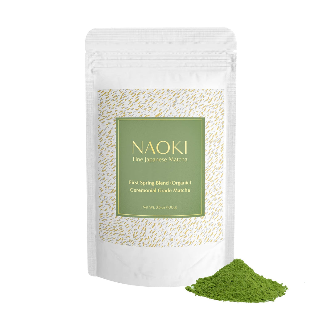 Naoki Matcha Superior Ceremonial Blend – Morning Focus Drink for Remote Workers and Creatives in 100g Tin