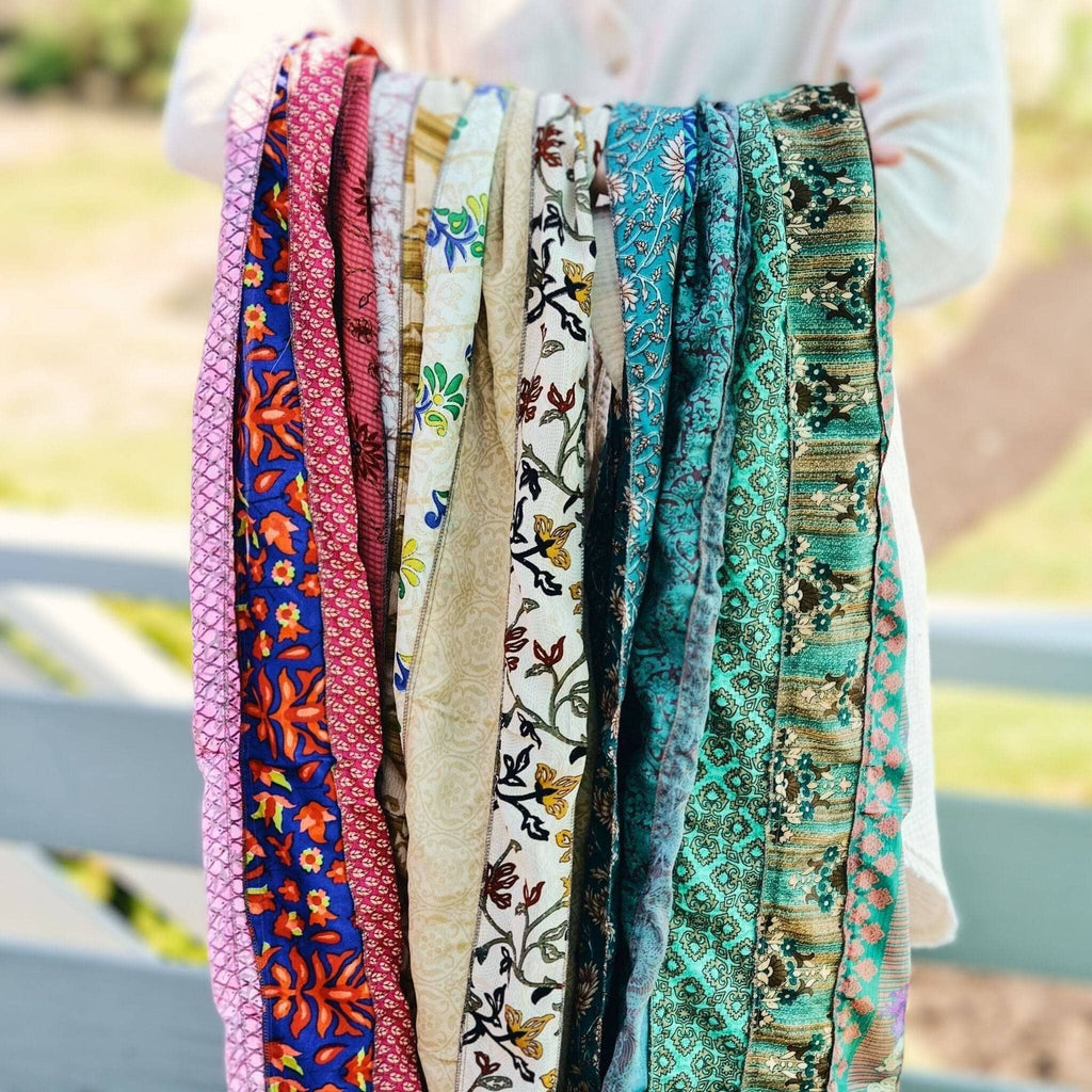 The Original Medley Scarf. ♻️ Made from Sari Magic