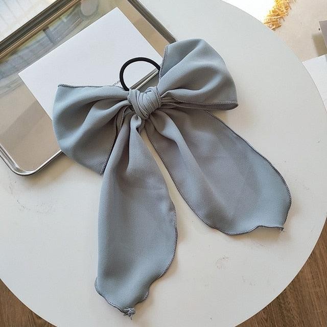 Bowknot Hair Scrunchies Women's Girls Sweet Elastic Hair Bands Elegant Hair Tie Rope Rubber Band Hair Gum Gorgeous Hair Accessories Women's