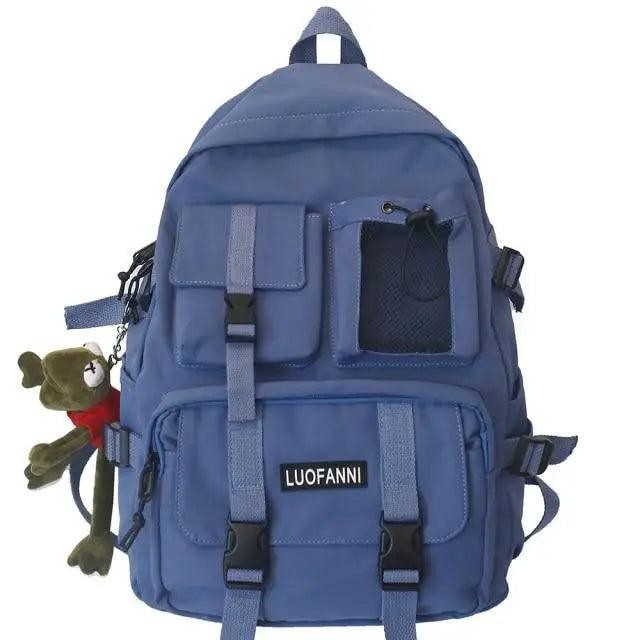 New Trendy Nylon Backpack Women's, Girls And Boy Stylish Travel Mesh, Student College School Bag, Cool Laptop Backpack Women's And Men