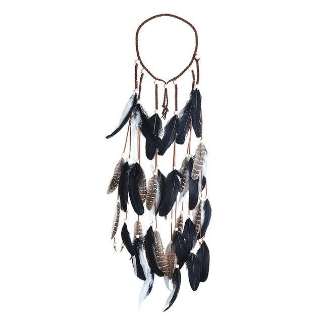 New Fashion Feather Rope Crown Hair Band Boho White Elastic Festival Headband Women's Fashion Female Gorgeous Hair Accessories Women's