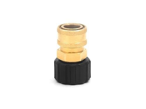 MTM HYDRO 3/8" QC Brass Coupler x M22 F 15mm Twist Coupler