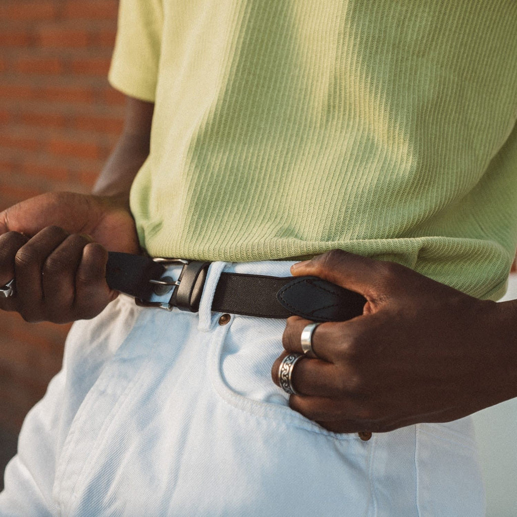Leather Stretch Belt