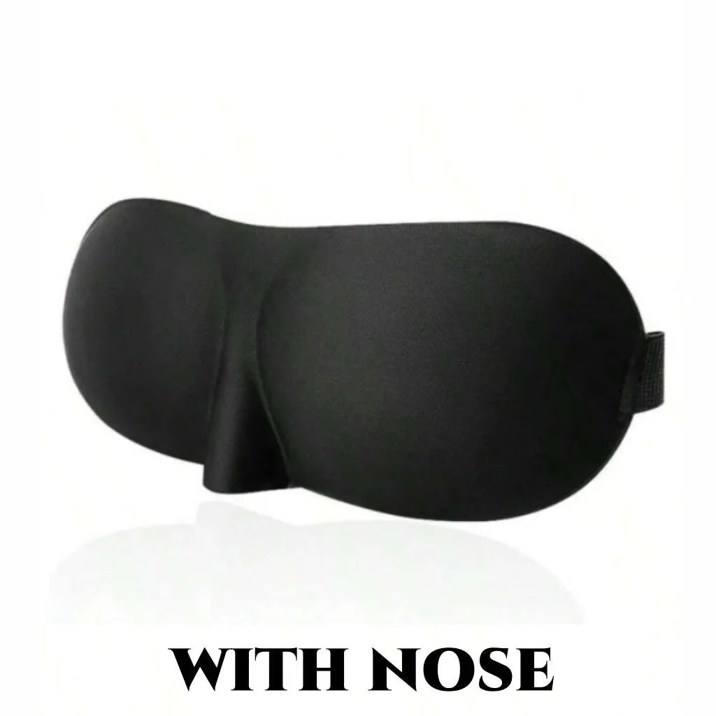 3D Contoured Sleep Mask 100% Light Blocking Eye Mask Ultra-Soft Skin-Friendly Material Breathable Eye Cover For Rest Travel Yoga