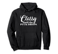 Hockey Supporter Sports Mom Classy Hoodie - Novelty Apparel for Adults