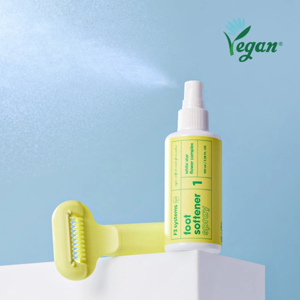 F3 Pefect Foot Peeling Kit (Foot Softener Spray + Foot File) 韓國足部去角質套裝(足部柔軟噴霧100ml + 刮刀)