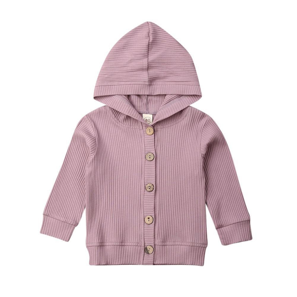 Infant Baby Girl Clothes Long Sleeve Knitted Coat Jacket Outwear Tops 0-24M For baby Girls