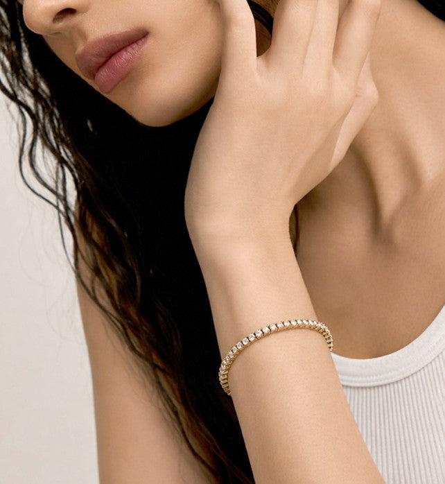 Lloyd Tennis Bracelet 網球手鍊 (2mm/3mm) (16cm/17cm) (粉色/金色/銀色)