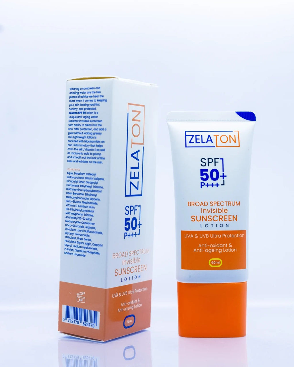 ZELATON SPF 50 SUNSCREEN LOTION