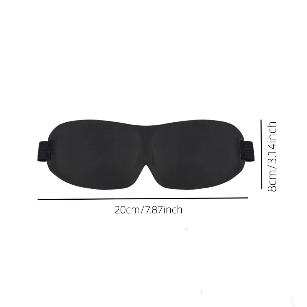 3D Contoured Sleep Mask 100% Light Blocking Eye Mask Ultra-Soft Skin-Friendly Material Breathable Eye Cover For Rest Travel Yoga