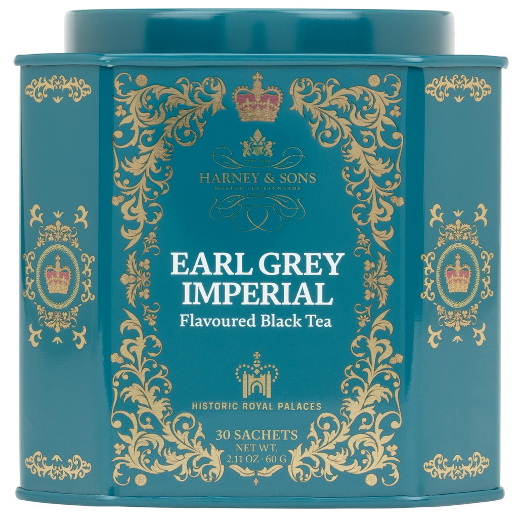 Harney & Sons HRP Earl Grey Imperial Tea – Mindful Coffee Replacement, Smooth Bergamot Black Tea with Vanilla and Honey Notes