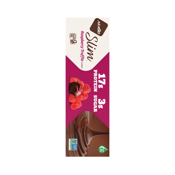 NuGo Slim Raspberry Truffle, Gluten Free, Low Sugar, High Protein Bar
