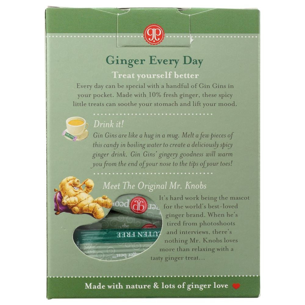 THE GINGER PEOPLE: Gin Gins Original Chewy Ginger Candy, 4.5 oz