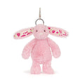 Jellycat Blushkin Blossom Bunny Bag Charm 粉紅玫瑰花耳賓尼兔鑰匙扣