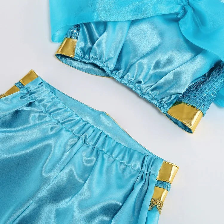 Princess Jasmine Cosplay Dress Up Halloween Costume