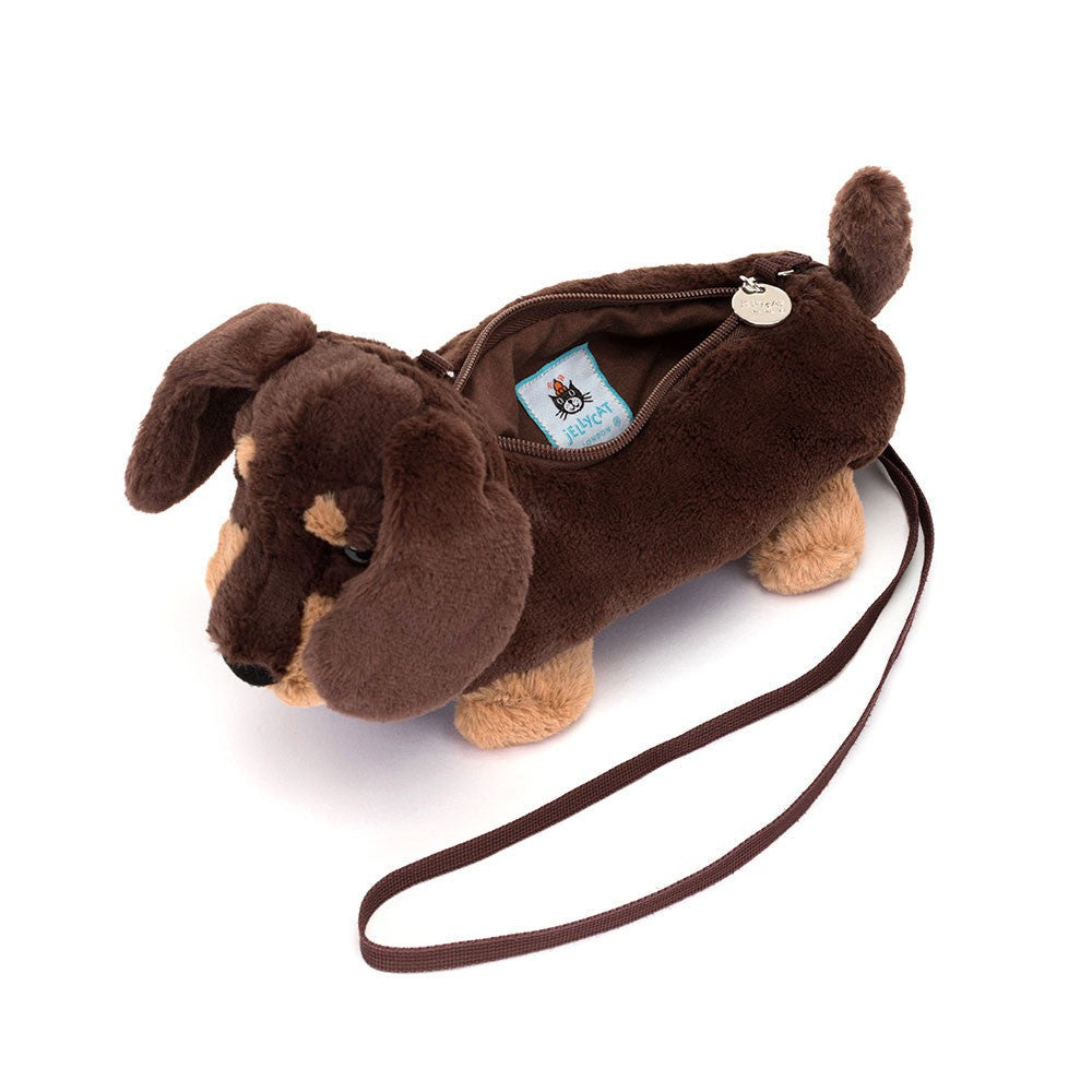 Jellycat Otto Sausage Dog Bag 奧圖 臘腸狗袋 (粗帶可調校) [觀塘門市現貨]