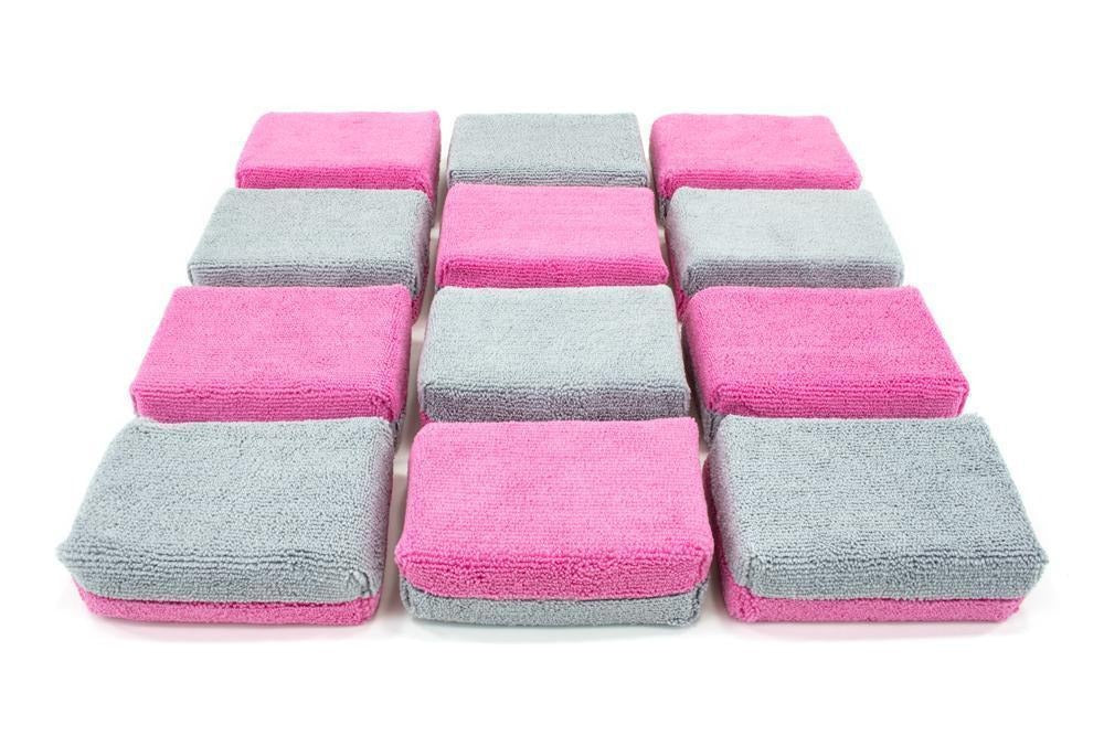 AUTOFIBER Thick Saver Applicator Microfiber Coating Applicator Sponge with Plastic Barrier