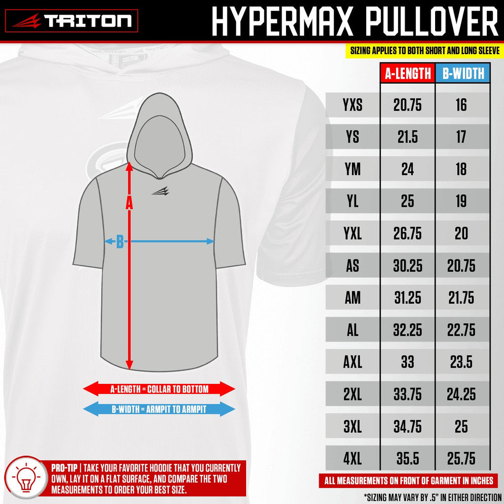 Baseball Dudes HyperMAX Short Sleeve Hoodie