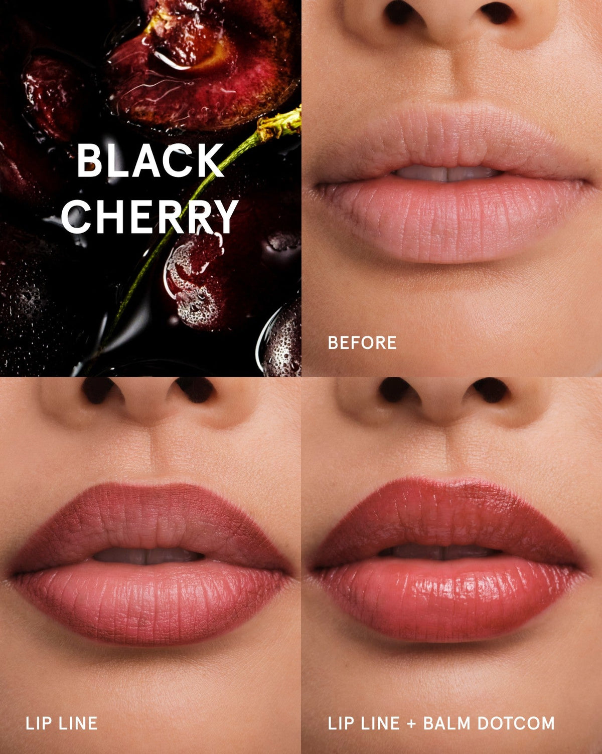 Black Cherry Lip Line + Balm Duo