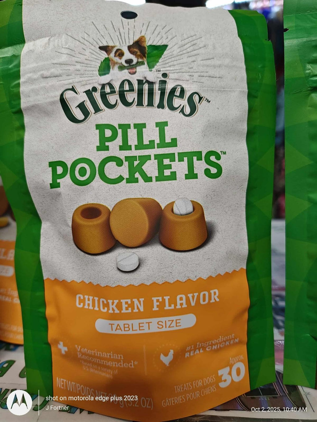 Pet Treat- Pockets for Dogs Tablet Size 30 Count 1 Bag