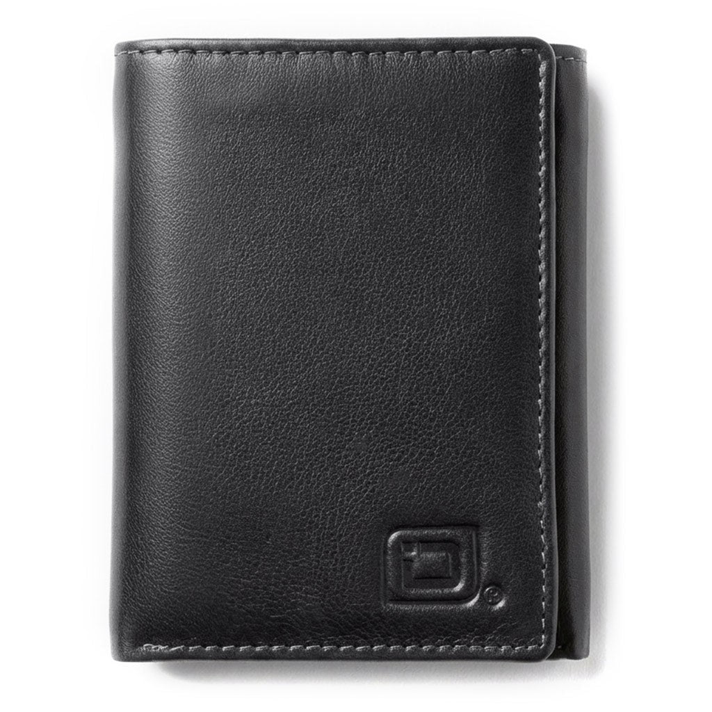 Mens RFID Wallet - Extra Capacity Leather Trifold 7 slot with ID Window