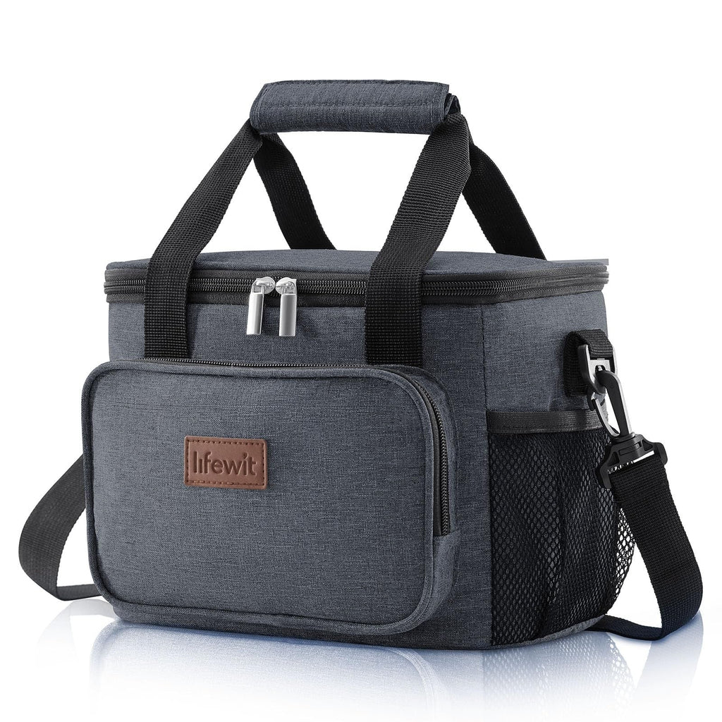 Lifewit Portion-Control Lunch Tote for Wellness Routines – 9L Insulated Bag for Fresh Salads and Snacks