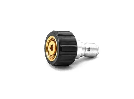 MTM HYDRO 14mm Twist Seal Coupler X 3/8" Stainless QC Plug