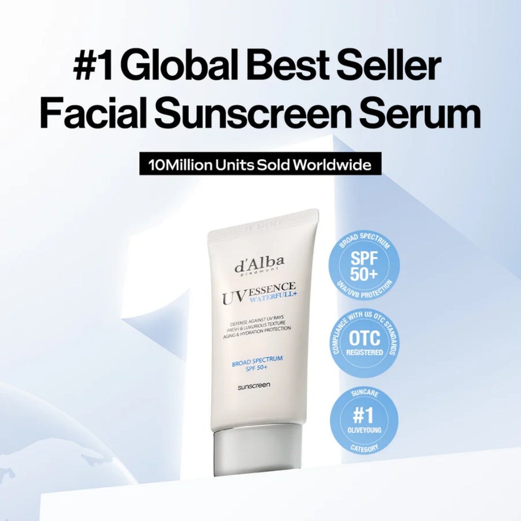 Dalba Waterfull Essence Sun Cream 水潤保濕防曬乳 50ml (藍色) 【202610月到期】