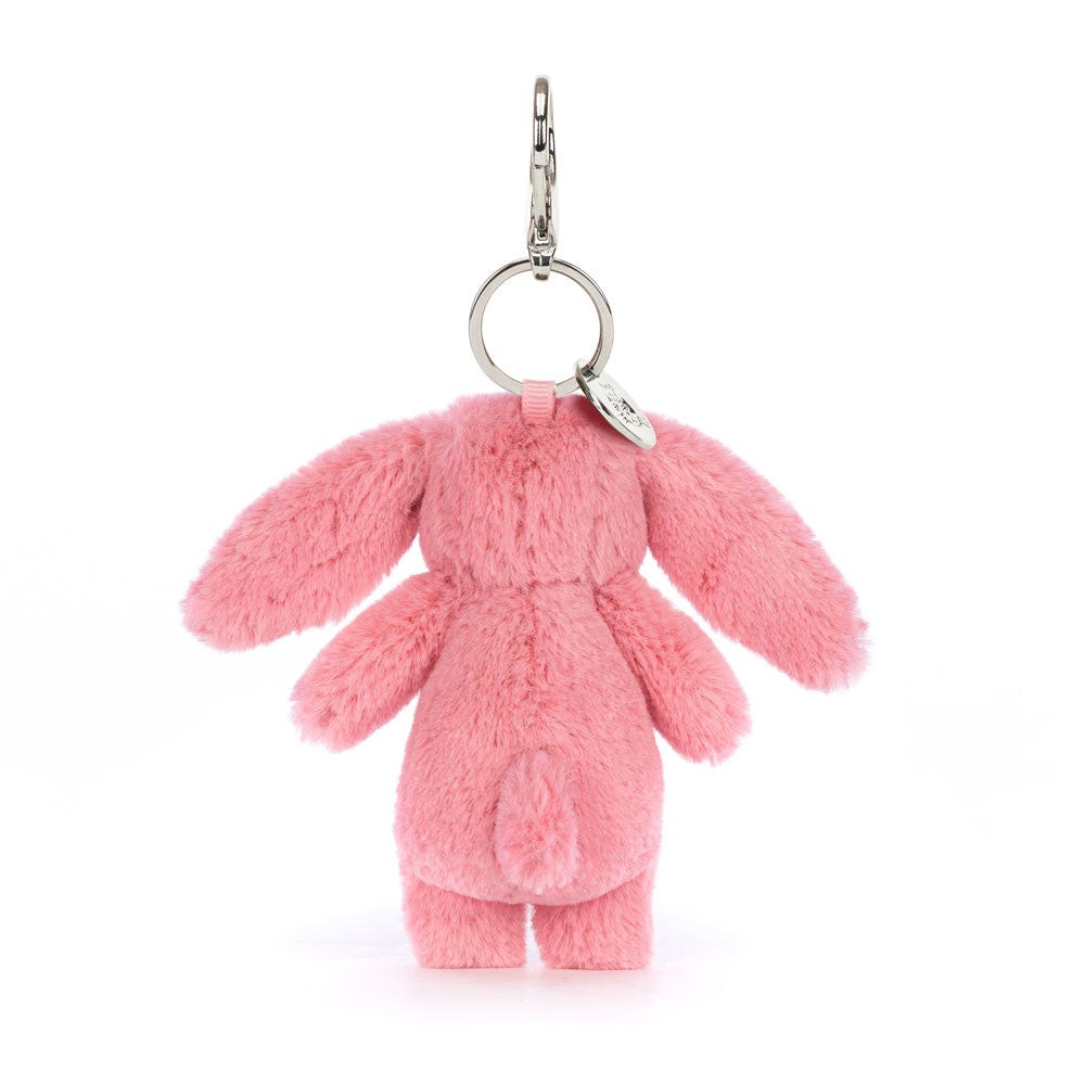 Jellycat Bashful Bunny Pink Bag Charm 粉色賓尼兔鎖匙扣