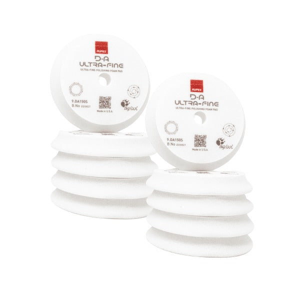 RUPES D-A Ultra Fine Finishing Pad (White)