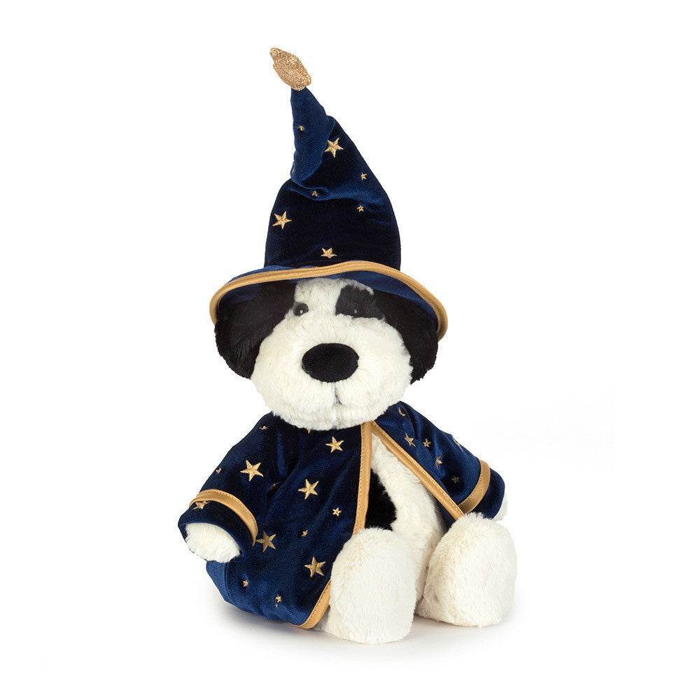 Jellycat Rufferty Puppy 'Wizard' 巫師黑白狗