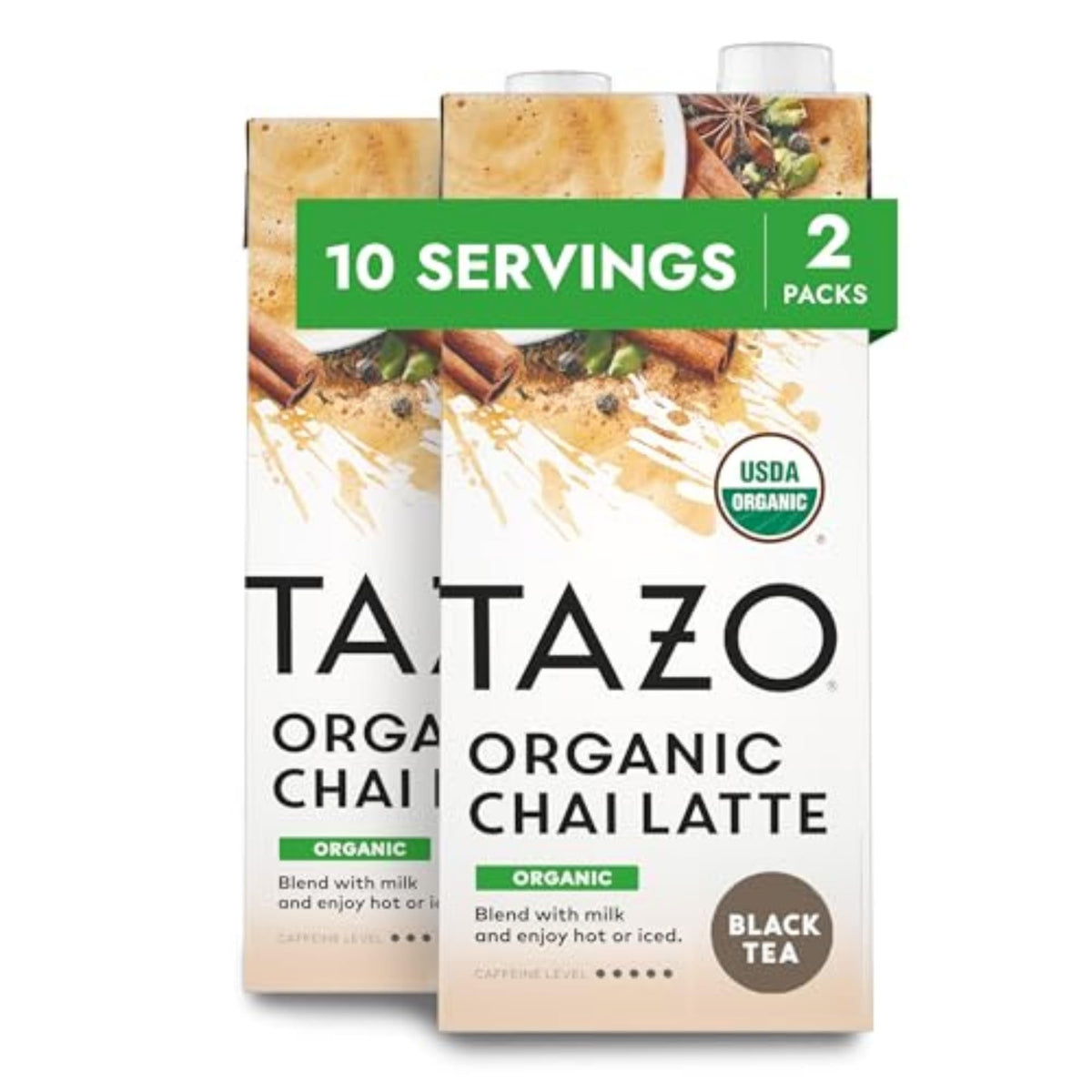 Tazo Chai Concentrate for Clutter-Free Counters, Effortless 1:1 Spiced Tea Mix