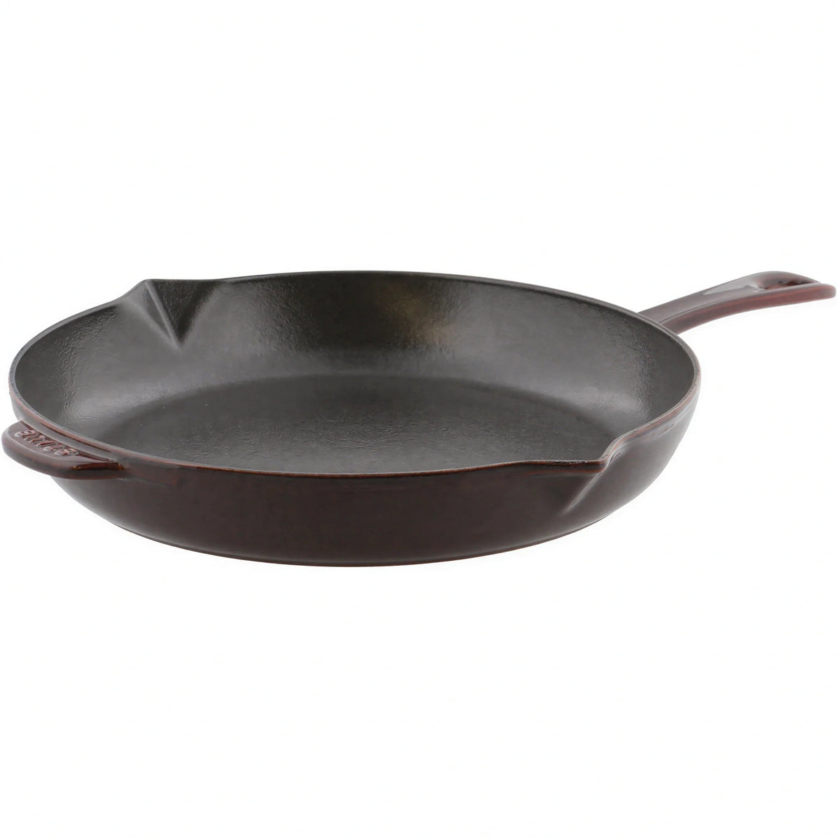 Zwilling J.A. Henckels Staub® 1004413 10-Inch Enameled Cast Iron Fry Pan with Helper Handle, Pour Spout and Induction-Ready Design