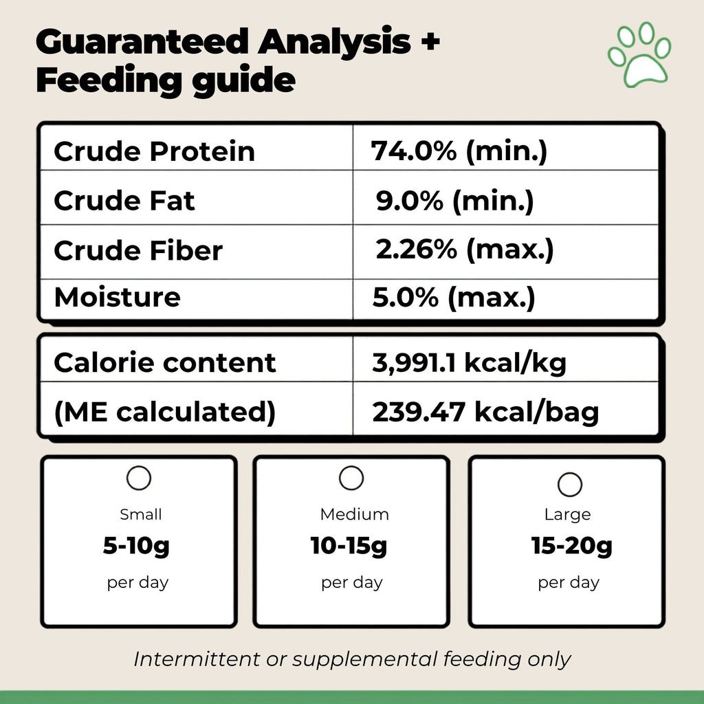 Freeze-Dried Beef Lung for Dogs