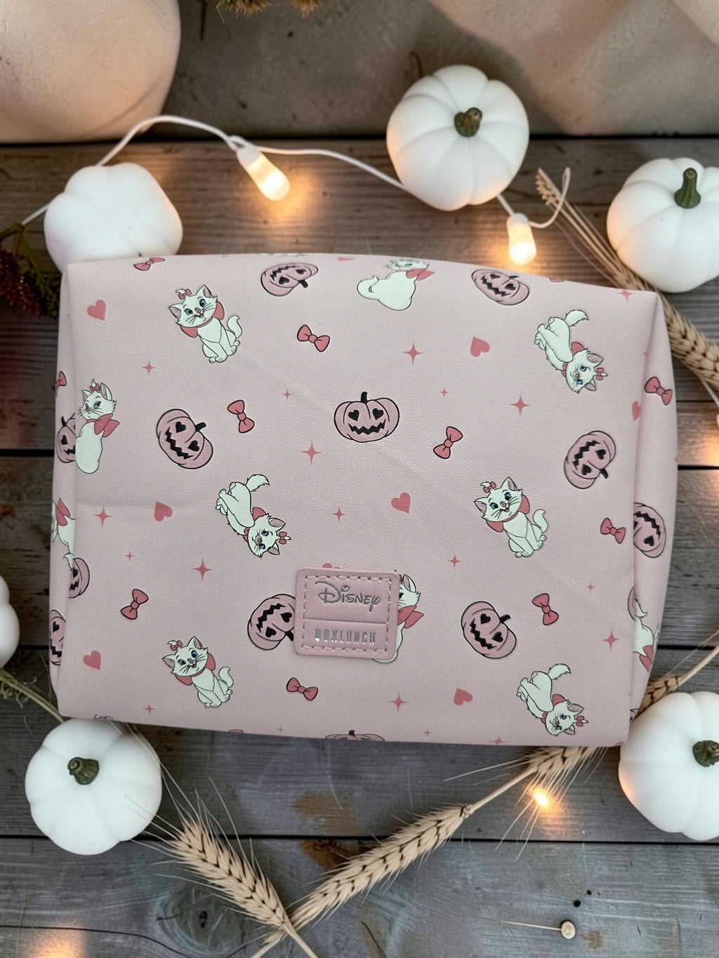 Disney Marie Halloween Cosmetic Travel Pouch