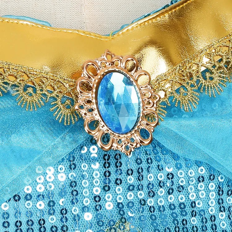 Princess Jasmine Cosplay Dress Up Halloween Costume