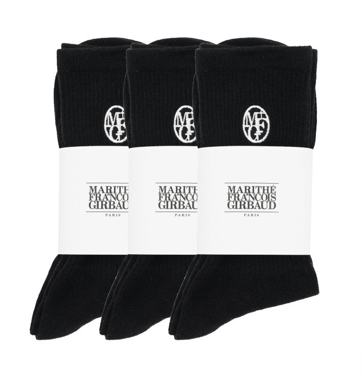MARITHÉ FRANÇOIS GIRBAUD 3 pack Embroidery Socks