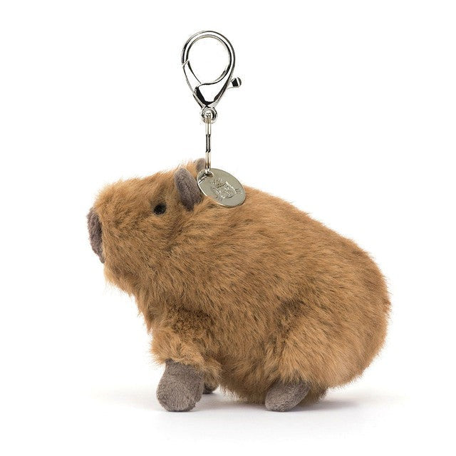 Jellycat Clyde Capybara Bag Charm 水豚鑰匙扣