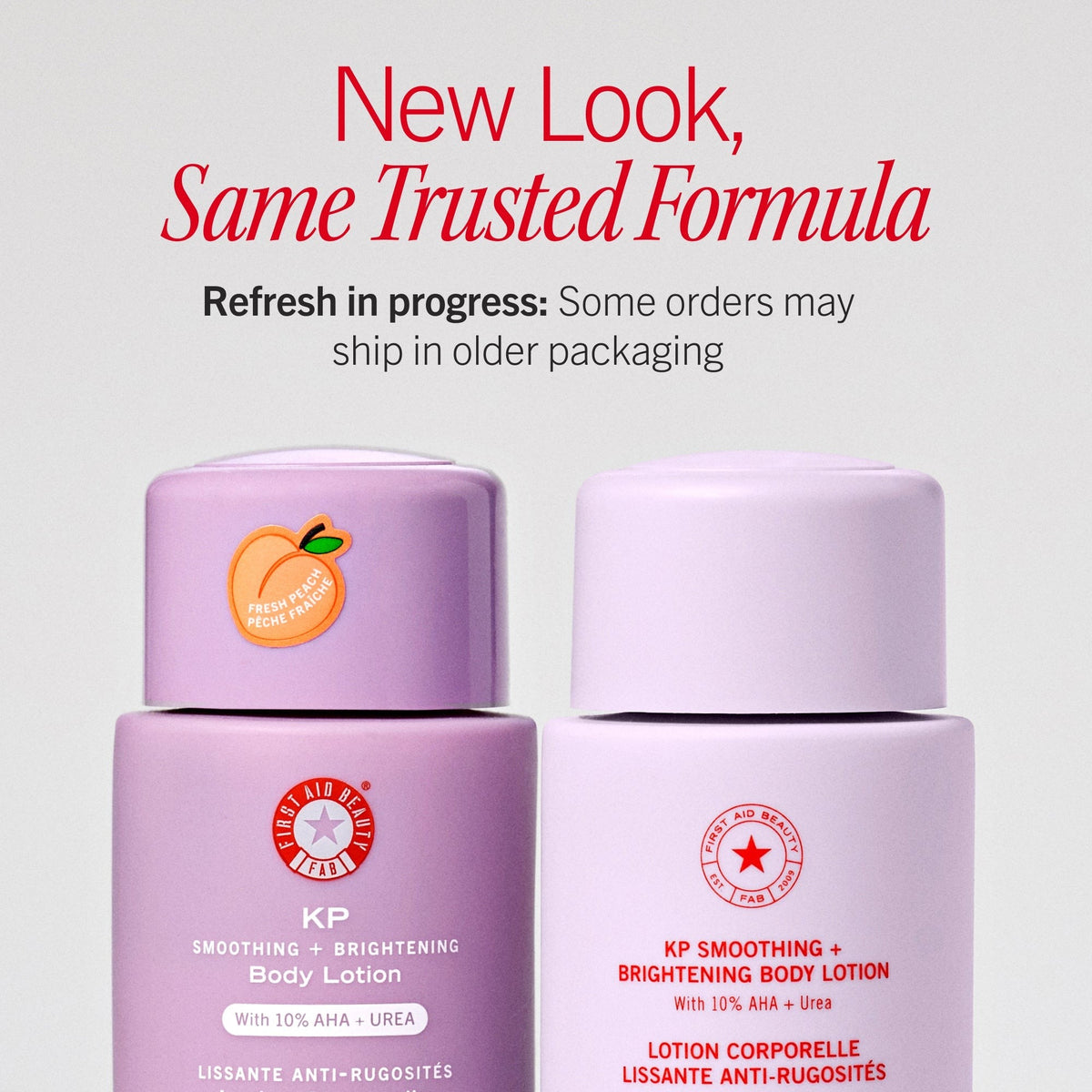 KP Smoothing + Brightening Body Lotion Fresh Peach