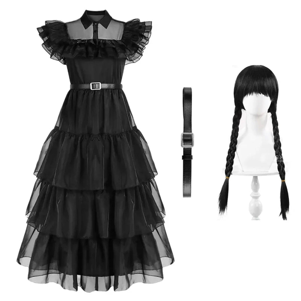 Wednesday Addams Cosplay Dress