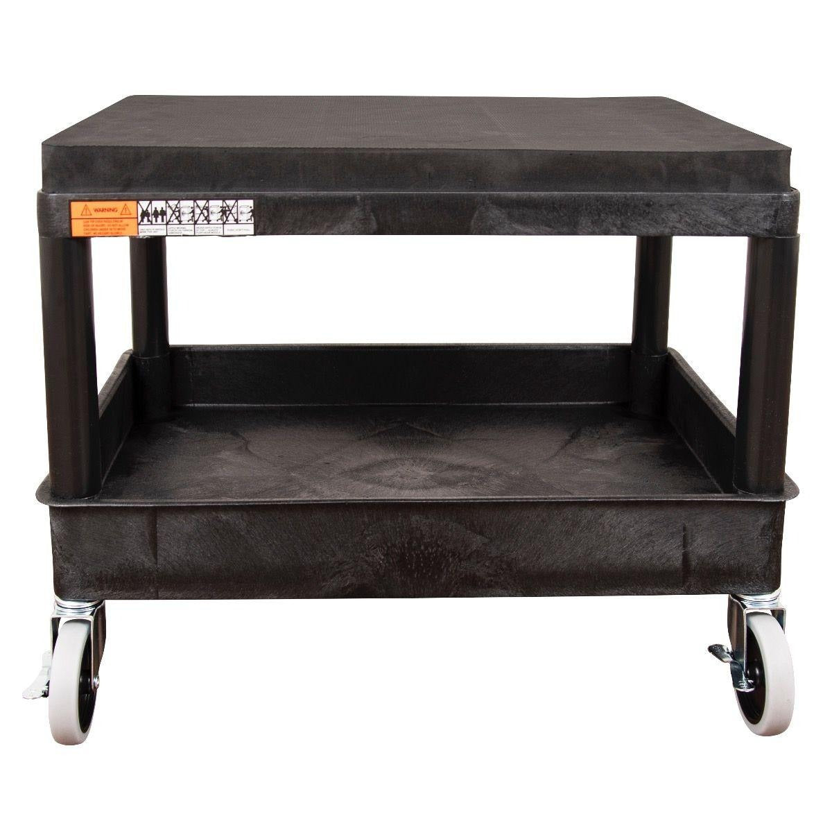 Luxor Mobile Mechanic’s Seat with Storage – Rolling Garage & Shop Stool