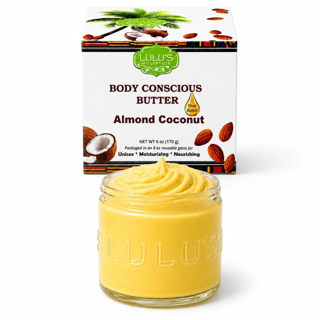 Lulu's Holistics Rosewater Whipped Body Butter – Hydrating, Skin-Softening Care