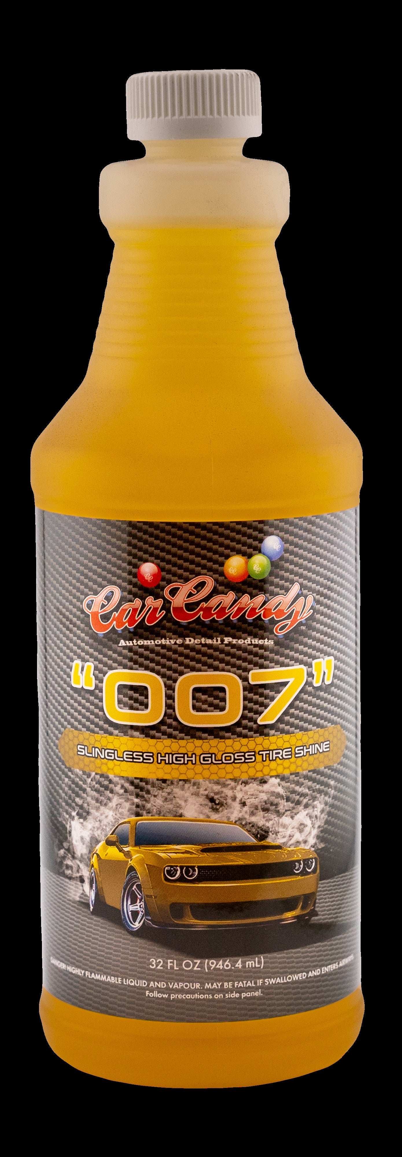Car Candy | “007” Slingless Tire Dressing – Ultra Shine, No Mess Tire Dressing