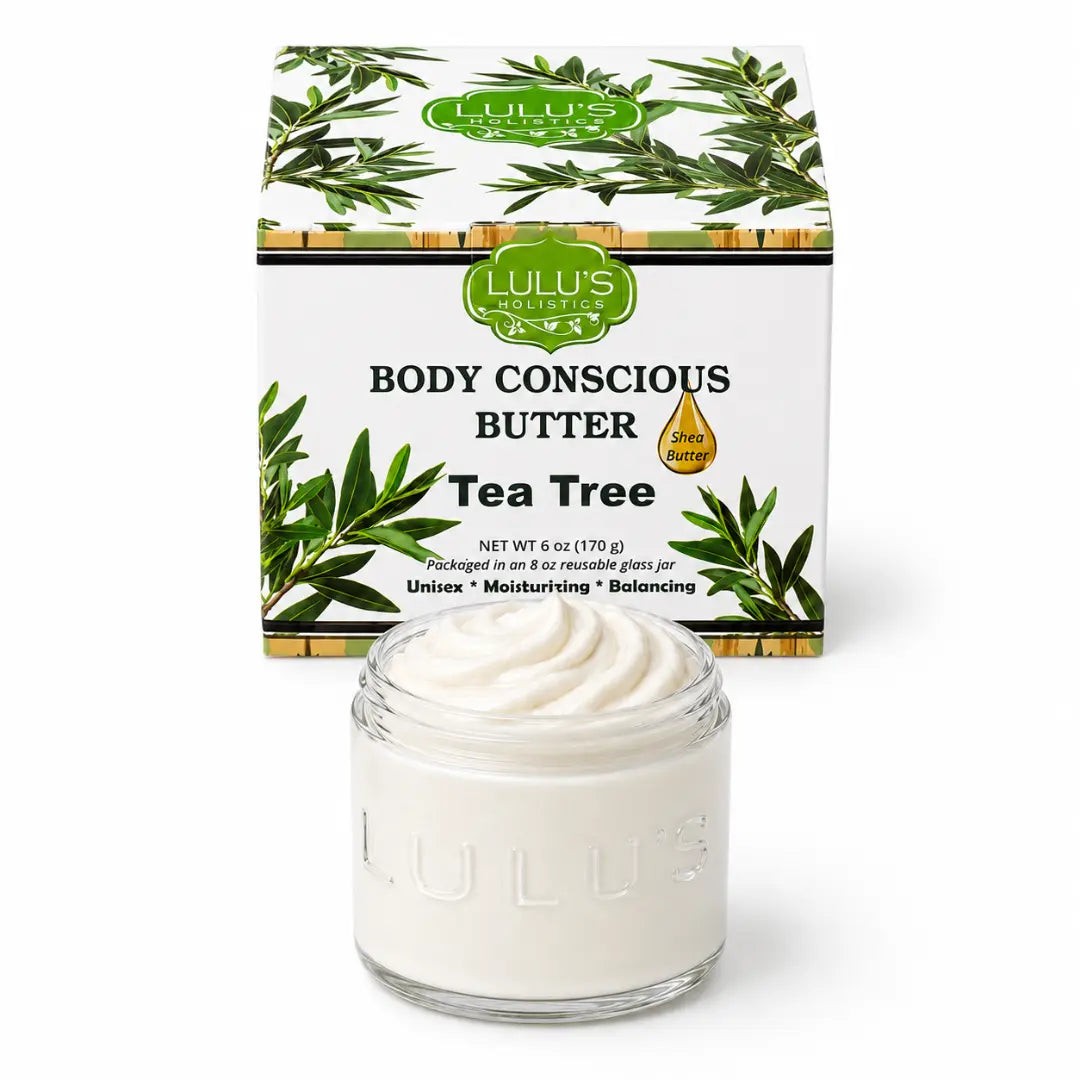 Lulu's Holistics Rosewater Whipped Body Butter – Hydrating, Skin-Softening Care