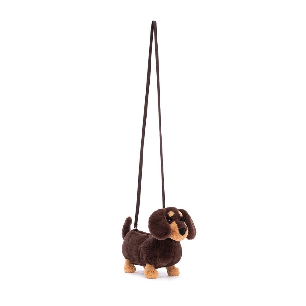 Jellycat Otto Sausage Dog Bag 奧圖 臘腸狗袋 (粗帶可調校) [觀塘門市現貨]