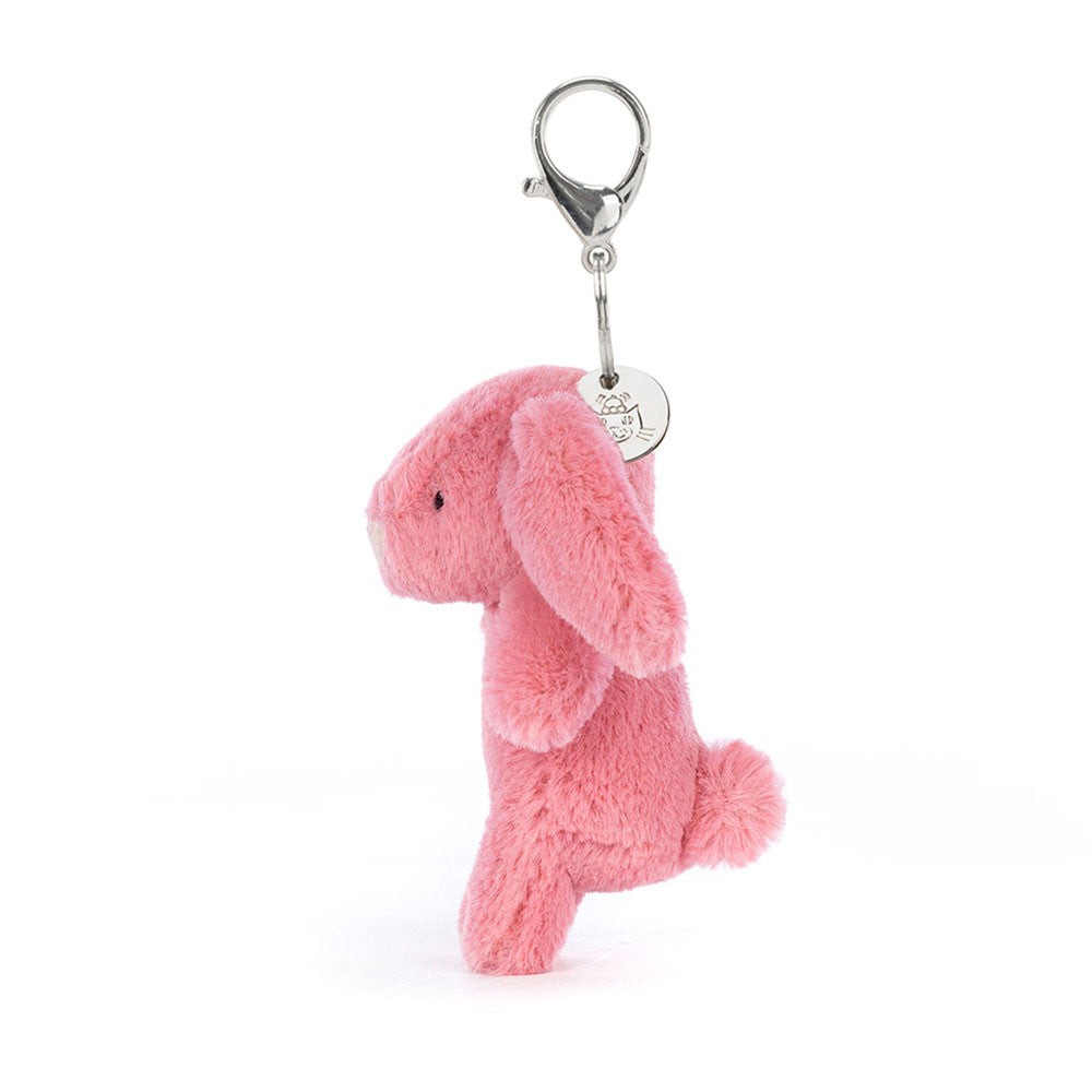 Jellycat Bashful Bunny Pink Bag Charm 粉色賓尼兔鎖匙扣