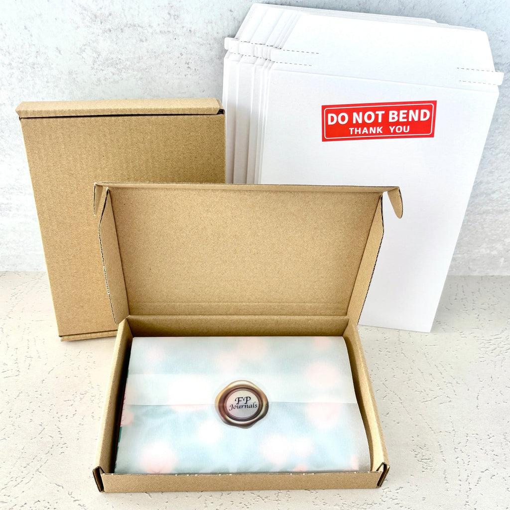 A5 Dot Grid Travelers Notebook Insert – Fountain Pen Friendly, Hand-Stitched Kraft Cover