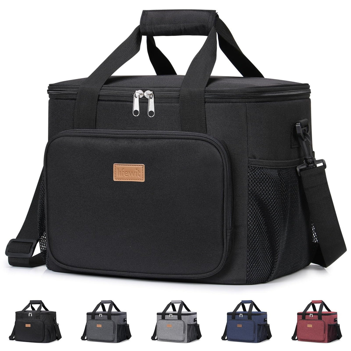 Lifewit Portion-Control Lunch Tote for Wellness Routines – 9L Insulated Bag for Fresh Salads and Snacks