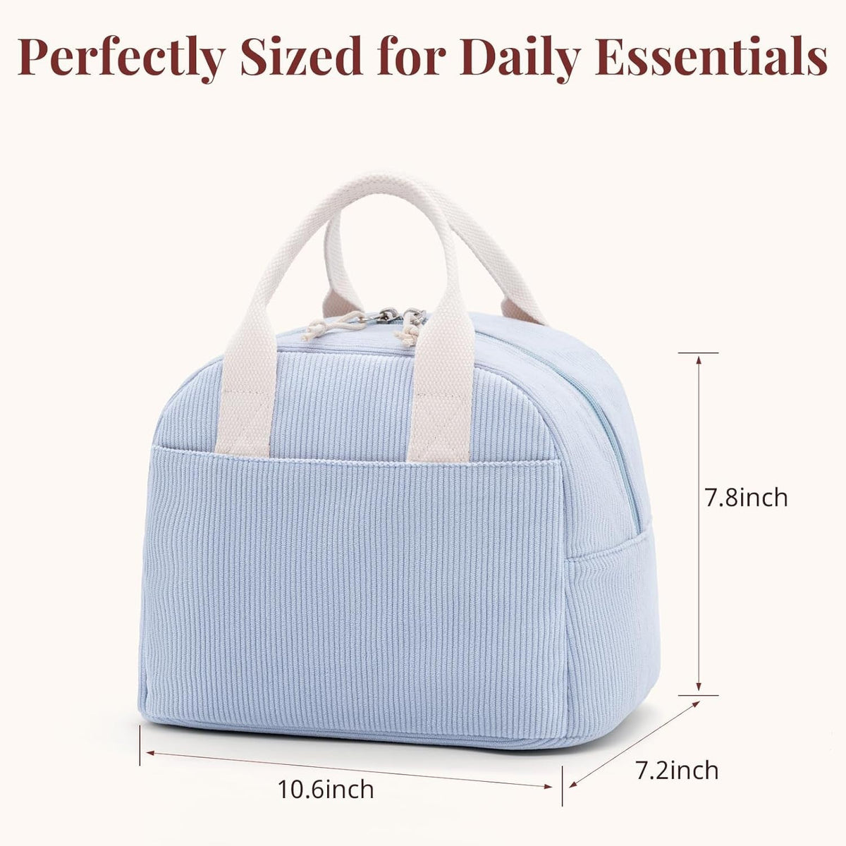 LOVELYWIND Insulated Lunch Tote – Thoughtful Birthday Gift Women's Who Pack Homemade Meals
