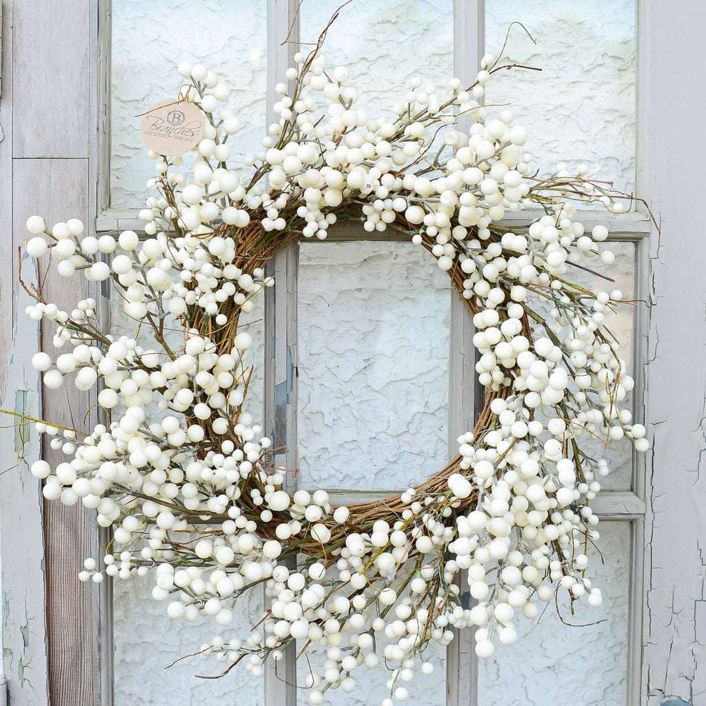 Cream Berry Wreath